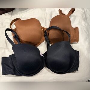 Savage X Fenty Black and Brown Bra Set
